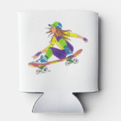 Cooler Girl Skateboarder (Achterkant)