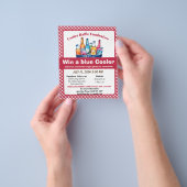 COOLER RAFFLE FUNDRAISER FLYER (Hand)