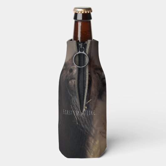 Cooler, Refreshing, Beer Koozie  (Fles Achterkant)