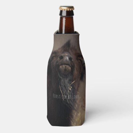 Cooler, Refreshing, Beer Koozie  (Fles Voorkant)