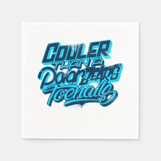 Cooler Than A Polar Bear's Toenails Classic  Servet (Voorkant)