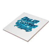 Cooler Than A Polar Bear's Toenails Classic  Tegeltje (Zijkant)