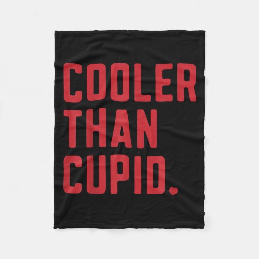 Cooler Than Cud Cute Valentine's Day Kids Boys Gir Fleece Deken (Voorkant)