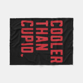 Cooler Than Cud Cute Valentine's Day Kids Boys Gir Fleece Deken (Voorkant (Horizontaal))