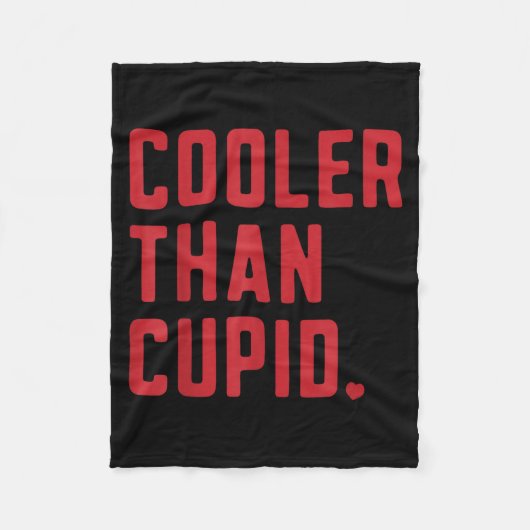 Cooler Than Cud Cute Valentine's Day Kids Boys Gir Fleece Deken (Voorkant)