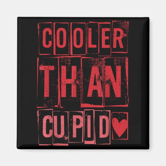 Cooler Than Cud Cute Valentine's Day Kids Boys Gir Magneet (Voorkant)