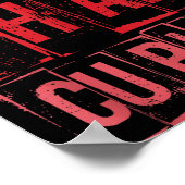 Cooler Than Cud Cute Valentine's Day Kids Boys Gir Poster (Hoek)