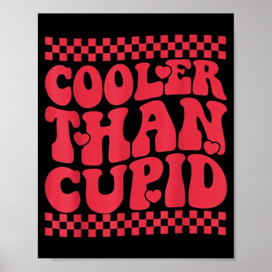 Cooler Than Cud Cute Valentine's Day Kids Boys Gir Poster (Voorkant)