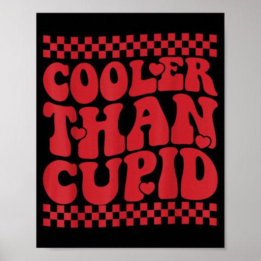 Cooler Than Cud Cute Valentine's Day Kids Boys Gir Poster (Voorkant)