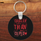 Cooler Than Cud Cute Valentine's Day Kids Boys Gir Sleutelhanger (Voorkant)