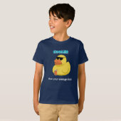 Cooler Than Your Average Duck Funny T-Shirt (Voorkant volledig)