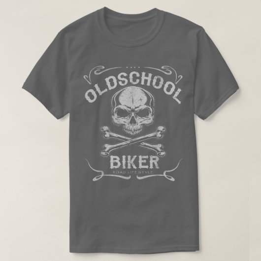 Cooles Biker Motorrad 1250 T-shirt (Design voorkant)