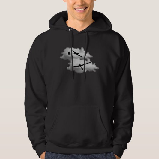 Cooles Segelflugzeug Segelfliegen Geschenk Hoodie (Voorkant)