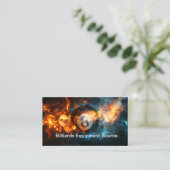 Coolest 8 Ball Billiards Business Cards Visitekaartje (Staand voorkant)