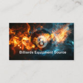 Coolest 8 Ball Billiards Business Cards Visitekaartje (Voorkant)