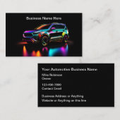 Coolest Automotive Services Visitekaartjes Style (Voorkant / Achterkant)