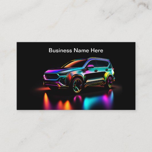 Coolest Automotive Services Visitekaartjes Style (Voorkant)