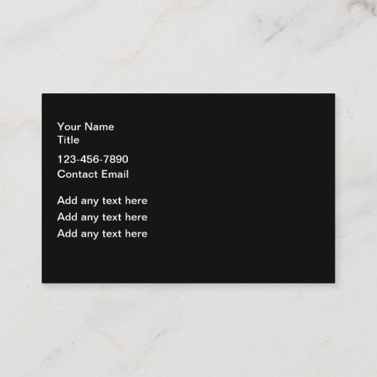 Coolest Automotive Visitekaartjes Bold Kleur (Achterkant)