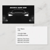 Coolest Automotive Visitekaartjes Sjabloon (Voorkant / Achterkant)