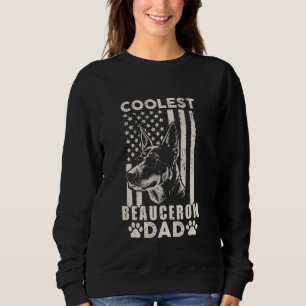 Coolest Beauceron Dad  Amerikaanse vlag Hond Fa Trui