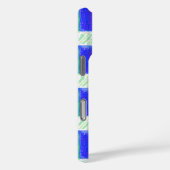 Coolest Blue Nautical Abstract  Case-Mate iPhone Case (Achterkant / Rechts)