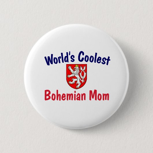 Coolest Bohemian Mam Ronde Button 5,7 Cm (Voorkant)