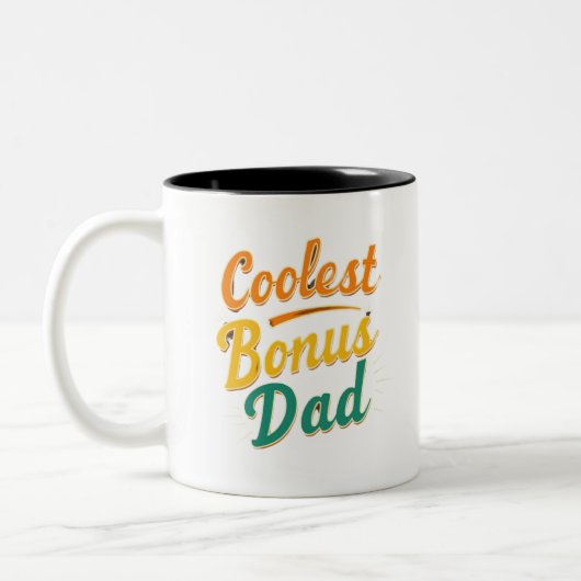 Coolest Bonus Dad Mok - Custom Stepdad Gift (Links)