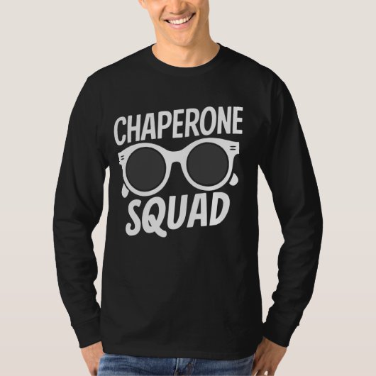 Coolest Chaperone Squad Grappige Ouder Matching vo T-shirt (Voorkant)