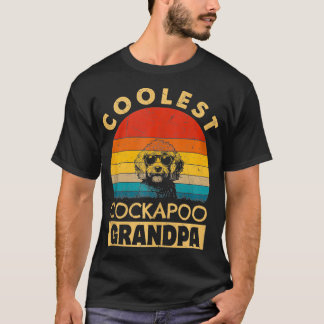  Coolest Cockapoo Opa Funny Gifts Dog L T-shirt