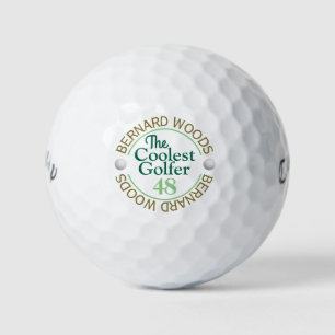 Coolest Dad By Par Golfer Gift Golfballen