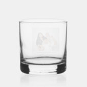 Coolest Dad Ooit Foto Vaderdag Eenvoudig Cadeau Whisky Glas (Achterkant)
