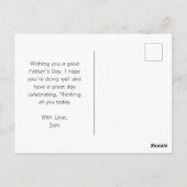 Coolest Dad voor de outdoor papa liefhebber Briefkaart (Achterkant)