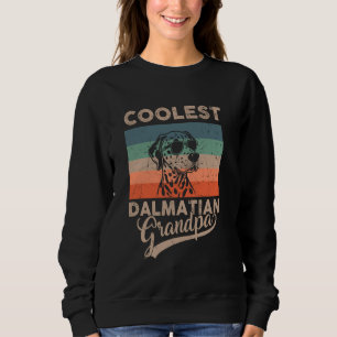 Coolest Dalmatische opa geeft Mannen Funny Dog Gra Trui