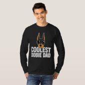 Coolest Dobie Dad Doberman Pinscher Dog T-shirt (Voorkant volledig)