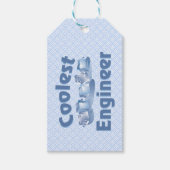 Coolest Engineer Ice Gift Label Cadeaulabel (Voorkant)