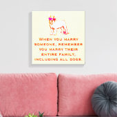 Coolest French Bulldog Boy Canvas Afdruk (Insitu (Woonkamer))