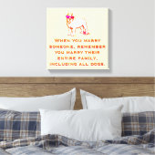 Coolest French Bulldog Boy Canvas Afdruk (Insitu (Slaapkamer))