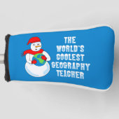 Coolest Geography Teacher Golfheadcover (Voorkant)