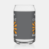 Coolest Grandfather Funny Retro Cool Zonnebril Blikvorm Glas (Rechts)