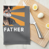 Coolest Grandfather Funny Retro Cool Zonnebril Theedoek (Quarter Fold)