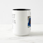 Coolest Grandpa Ooit Custom Afbeelding Papa Verjaa Mok (Midden)