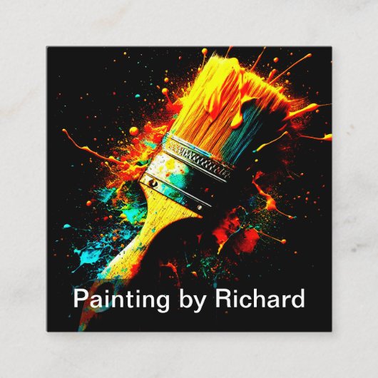 Coolest House Painting Visitekaartjes Uniek (Voorkant)