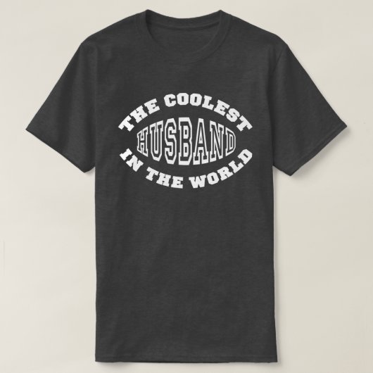 Coolest Husband T-shirt (Design voorkant)