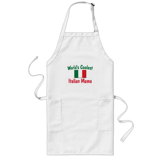 Coolest Italy Mama Lang Schort (Voorkant)