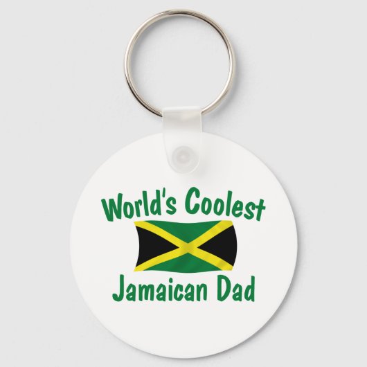 Coolest Jamaican Dad Sleutelhanger (Voorkant)