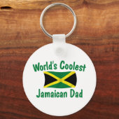Coolest Jamaican Dad Sleutelhanger (Voorkant)