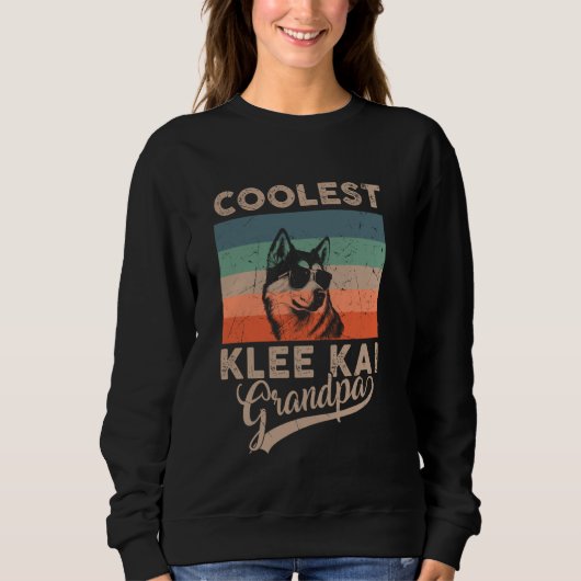 Coolest Klee Kai Opa Mannen Cadeaus Funny Dog Gran Trui (Voorkant)