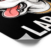 Coolest Lab Dad Labrador Retriever Dog Dad Mannen Poster (Hoek)