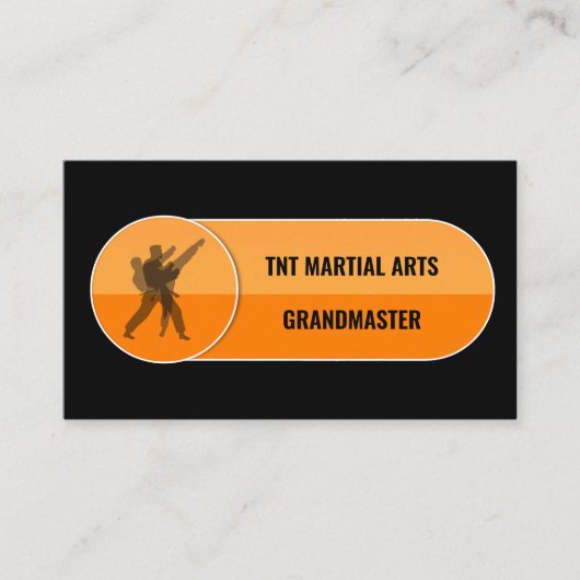 Coolest Martial Arts Grootmeester Visitekaartjes (Voorkant)
