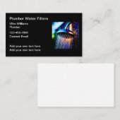 Coolest Plumber Shower Theme Visitekaartjes (Voorkant / Achterkant)